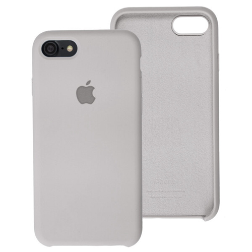 Чехол Apple iPhone 7/8 Silicone Case, силиконовый, серый 1-satelonline.kz