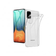 Чехол силиконовый BoraSCO для Samsung Galaxy A71 (прозрачный)