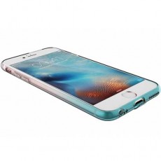 Чехол крышка Rock Apple iPhone 6 Plus/6s Plus, гелевый, прозрачно-голубой (trans-blue)