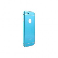 Чехол и Бампер (FASHION) iPhone 6 Plus/6s Plus 2в1 металлический бампер, синий (Blue)