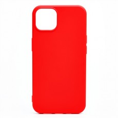 Чехол для Iphone 13, силиконовый красный