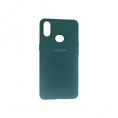 Чехол для Samsung A10s Silicone Case зелёный