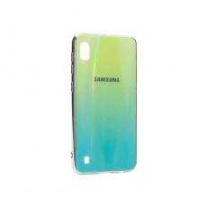 Чехол Samsung Galaxy A10 (2019) силиконовый, хамелеон бирюзовый