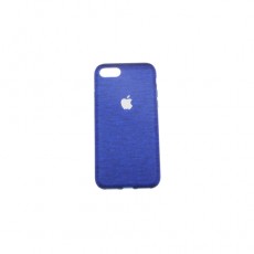 Чехол Apple iPhone SE 2020 силиконовый, синий ткань