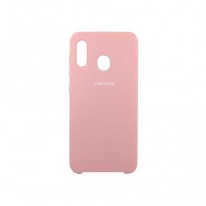 Чехол Samsung Galaxy A30 (2019) Silicone cover, розовый