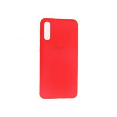 Чехол для Samsung A50 Silicone Case красный