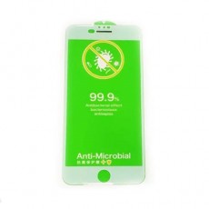 Антибактериальное Закаленное стекло для экрана Apple iPhone 7 Plus / 8 Plus Белый / Прозрачный
