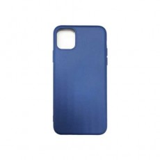 Чехол силиконовый BoraSCO Soft Touch с микрофиброй для iPhone 11 Pro (синий)