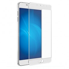 Защитное стекло 3D Samsung Galaxy A7 (A710), белый