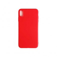 Чехол силиконовый BoraSCO для Apple iPhone Xs Max (красный)