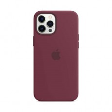 Чехол Apple iPhone 12 Pro Max силиконовый бордовый