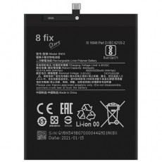 Задняя крышка Xiaomi Redmi Note 9 Black (Дубликат - качественная копия)