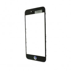 Стекло Apple iPhone 6 Plus, с рамкой и ОСА пленкой, черный (Black) (Дубликат - качественная копия)