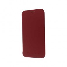 Чехол-книжка (Waves Protect) Apple iPhone X, натуральная кожа, красный
