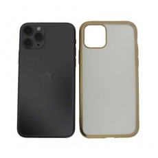 Чехол Apple iPhone 11 Pro силиконовый прозрачный, золото