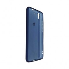 Чехол Huawei Y6 II, гелевый, синий-прозрачный