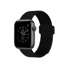 Ремешок Apple Watch 38-40mm Woven Nylon Sport Loop Band, чёрный