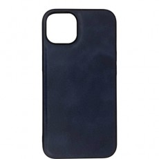 Чехол для IPhone 13, Keephone кожаный темно синий
