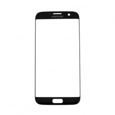 Стекло Samsung Galaxy S7 Edge G935F, черный (Дубликат - качественная копия)