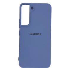 Чехол для Samsung S22 голубой