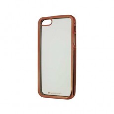 Чехол RING2 Apple iPhone 5/5S/SE силиконовый прозрачно-розовый