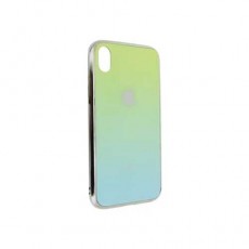 Чехол Apple iPhone X/XS, силиконовый, хамелеон бирюзовый