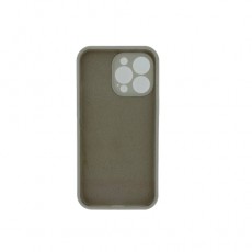 Чехол для IPhone 13Pro, силиконовый, белый, с защитой камеры