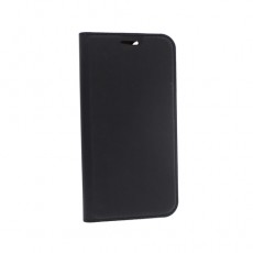 Чехол книжка Apple iPhone 12 Mini кожа, черный