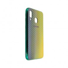 Чехол Samsung Galaxy A40 (2019) силикон, зеленый хамелеон