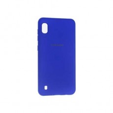 Чехол для Samsung A10 Silicone Case синий
