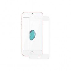 Защитное стекло Baseus 3D Apple iPhone 7/8 белый с гелевой окантовкой