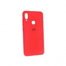 Чехол Xiaomi Redmi Note 7, силикон с оконтовкой, красный