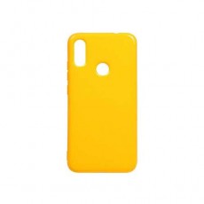 Чехол Xiaomi Redmi Note 7, silicone cover, желтый