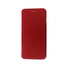 Чехол-книжка (Waves Protect) Apple iPhone 7 Plus/8 Plus, натуральная кожа, красный