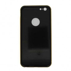 Чехол и Бампер (FASHION) iPhone 6 Plus/6s Plus 2в1 металический бампер, пластиковый черный (Black)
