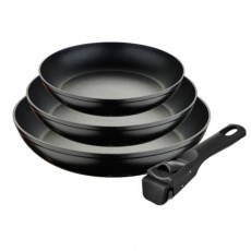 Набор посуды 3 предмета Bergner ClickCook Black BG BG-35470-BK (18+20+24cm)