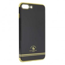 Чехол Santa Barbara Apple iPhone 7 Plus Gatsby пластиковый чёрно-золотой