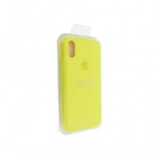 Чехол Apple iPhone X/XS Silicone Case - желтый (Yellow)
