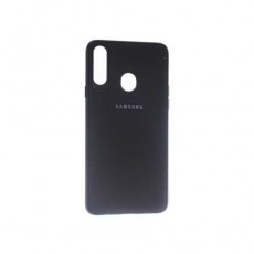 Чехол для Samsung A20s Silicone Case чёрный