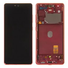 Дисплей Samsung Galaxy S20 FE G780, в сборе с сенсором, Красный (Оригинал)
