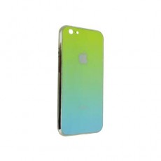 Чехол Apple iPhone 6/6S, силиконовый, хамелеон бирюзовый