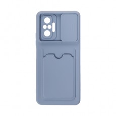 Чехол для телефона, X-Game, XG-S0816, для Redmi Note 10 Pro, Синий, Card Holder, пол.Пакет