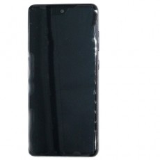 Дисплей Samsung Galaxy A72 SM-A725, в сборе с сенсором с рамкой, cиний (Оригинал)