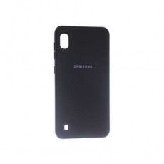 Чехол для Samsung A10 Silicone Case чёрный