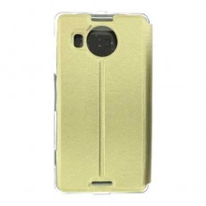 Чехол View Cover для Nokia Lumia 950 LTE XL DS, золотой (Gold)