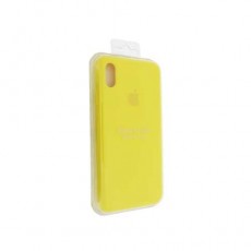 Чехол Apple iPhone XS Max Silicone Case (полный) желтый