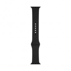 Ремешок для Apple Watch 38mm Black Sport Band with Space Gray Stainless Steel Pin (MJ4F2ZM/A) чёрный