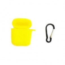 Чехол для Apple AirPods, силиконовый, желтый