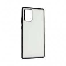 Чехол Samsung Galaxy Note 20 силиконовый прозрачный, черный