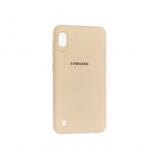 Чехол для Samsung A10 Silicone Case бежевый